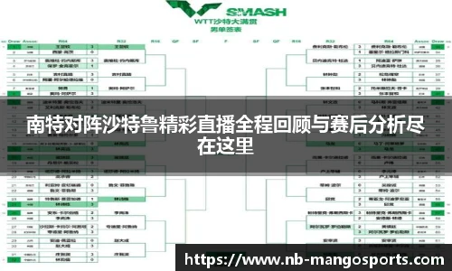 南特对阵沙特鲁精彩直播全程回顾与赛后分析尽在这里